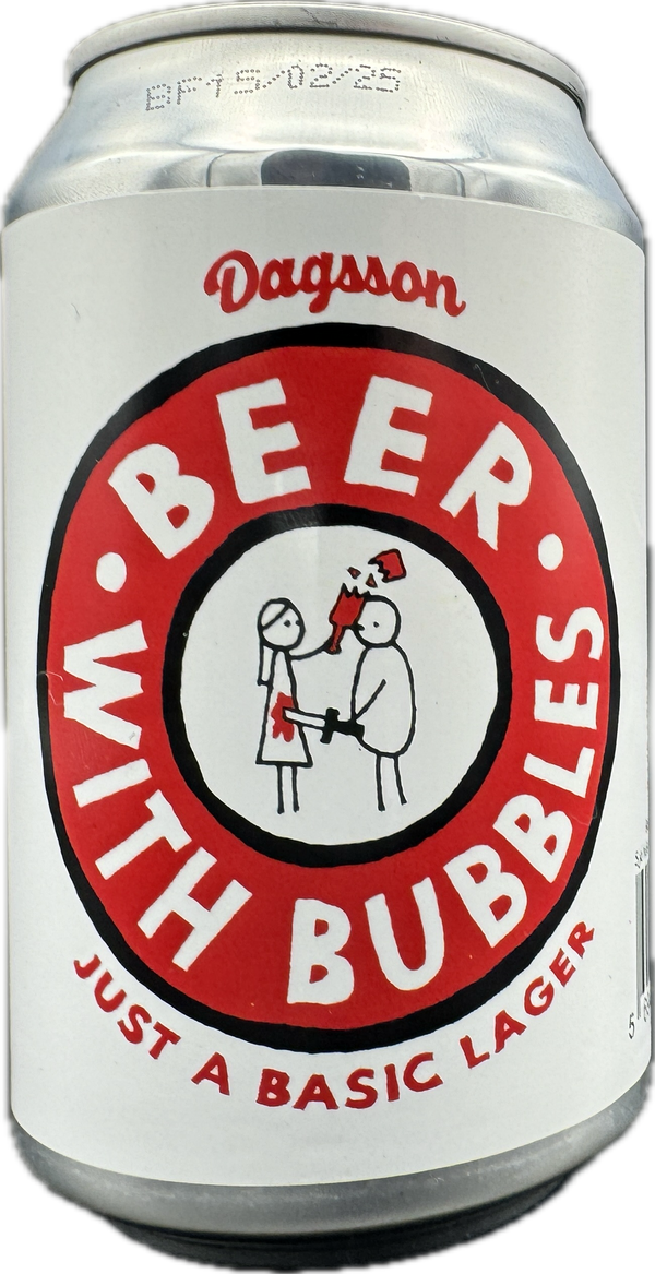 Beer with bubbles - 4.2% - Lager