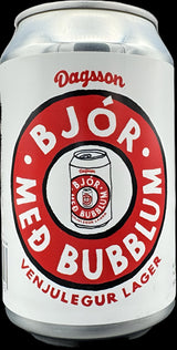 Bjór með bubblum - 4.6% - Lager - Gæðingur Brugghús-Beer