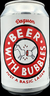 Bjór með bubblum - 4.6% - Lager - Gæðingur Brugghús-Beer