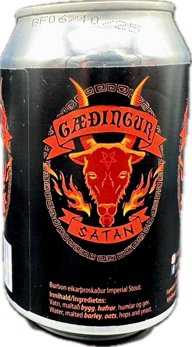 Satan - 9.5% - Imperial stout - Gæðingur Brugghús-Beer